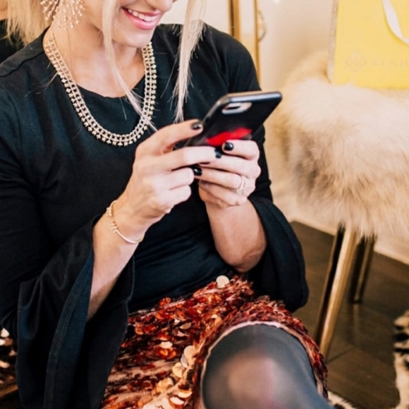 🔥LAST 1🔥NWT KENDRA SCOTT LILAC CRYSTAL NECKLACE - Picture 5 of 12